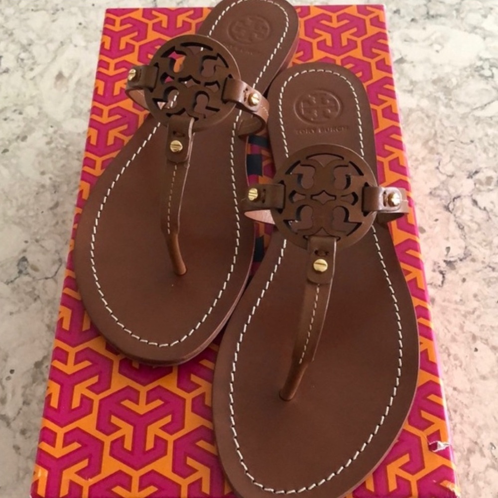Tory Burch Mini Miller flat thong sandal.